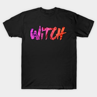 Halloween Witch Word T-Shirt